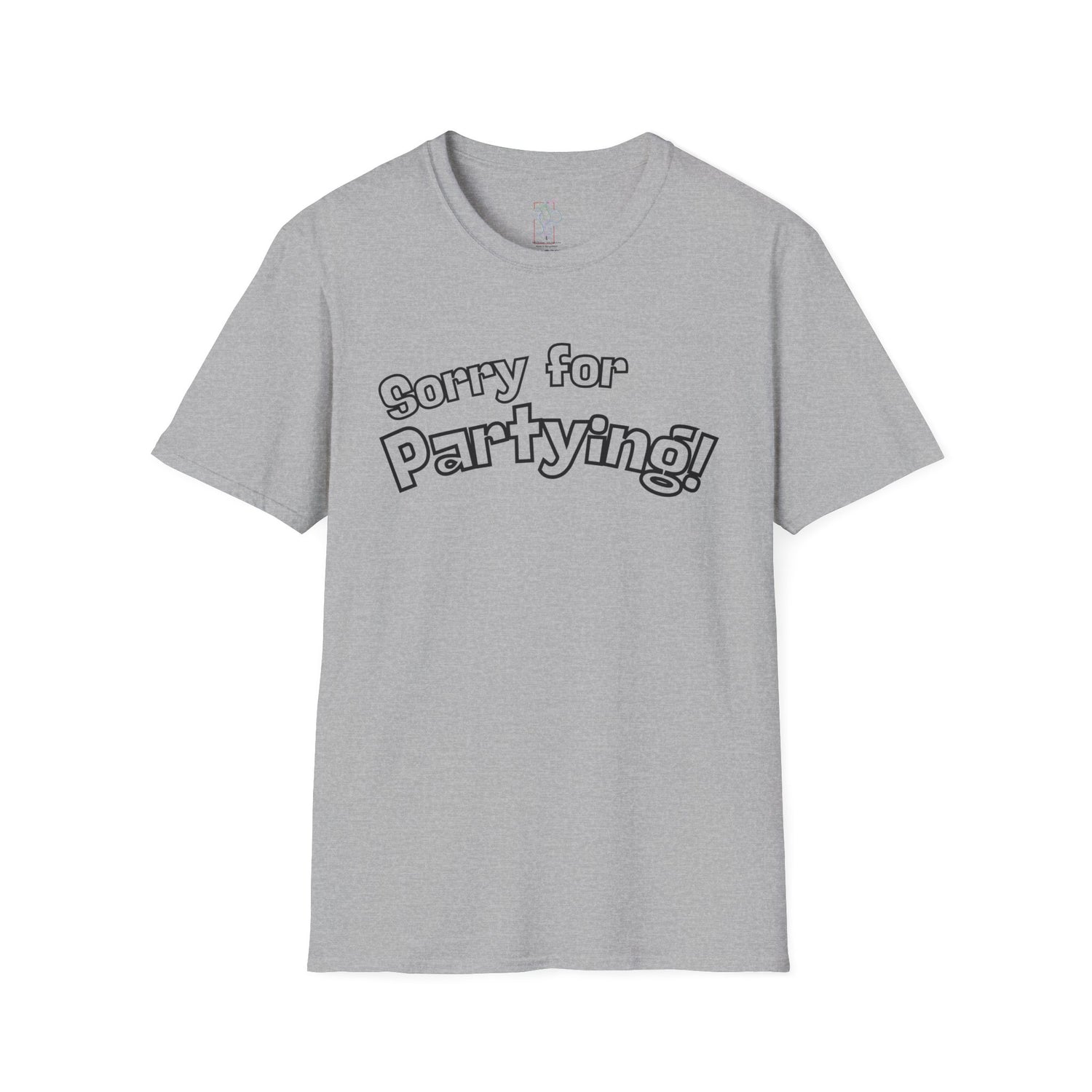 Sorry for Partying T-Shirt-Black