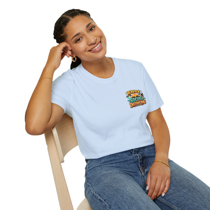 Heavily Socially Distancing Funny T-Shirt