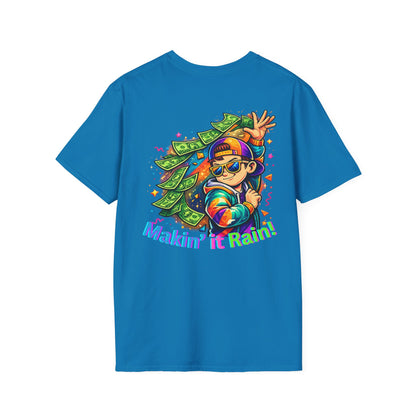 Making It Rain Money T-Shirt — Funny Bold Confident Graphic Tee