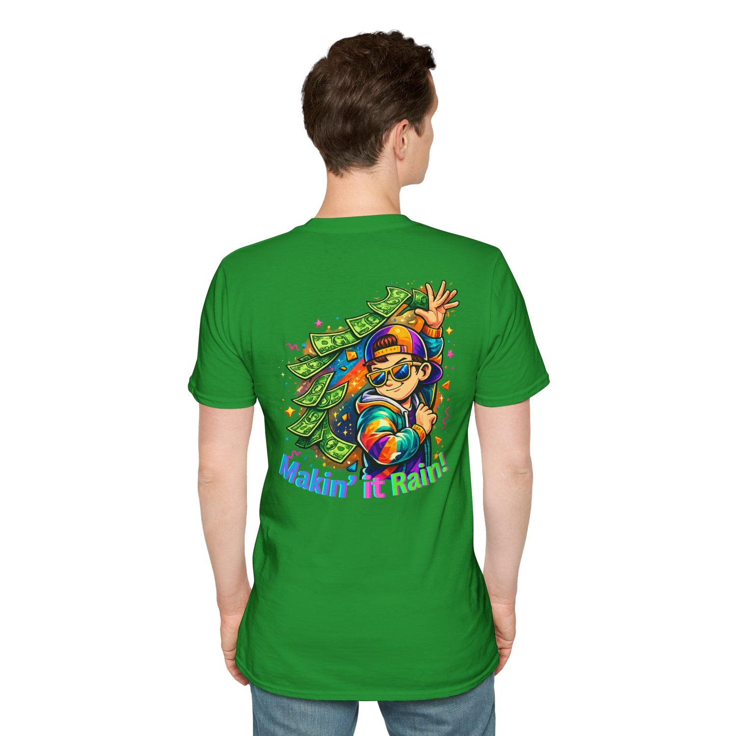 Making It Rain Money T-Shirt — Funny Bold Confident Graphic Tee
