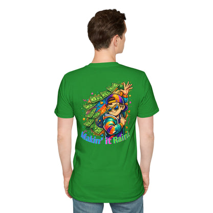 Making It Rain Money T-Shirt — Funny Bold Confident Graphic Tee