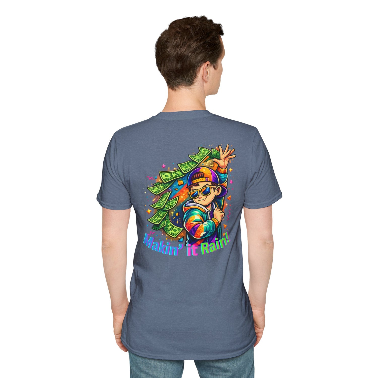 Making It Rain Money T-Shirt — Funny Bold Confident Graphic Tee