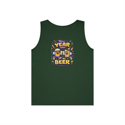 New Year New Beer Funny Tank Top