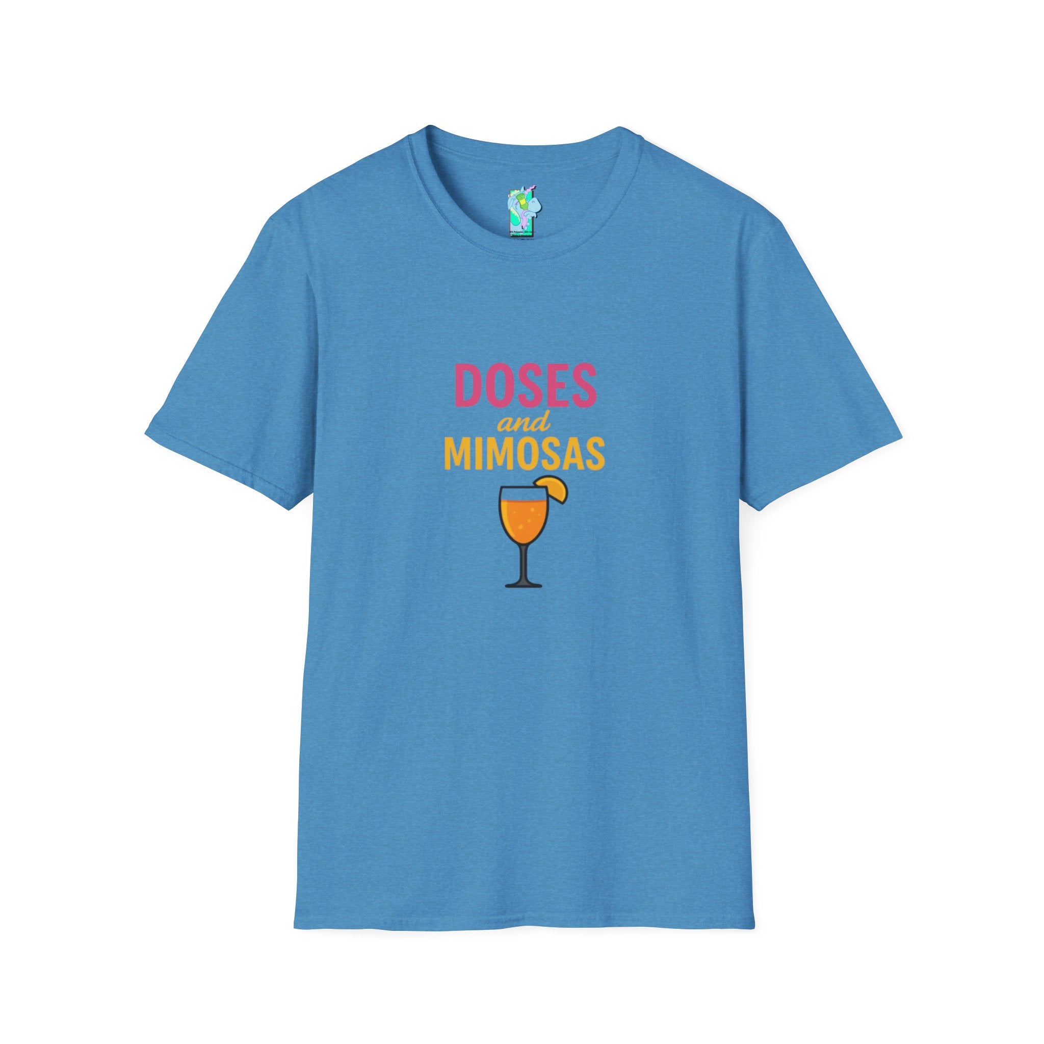 Doses and Mimosas- Party Vibes Unisex T-Shirt