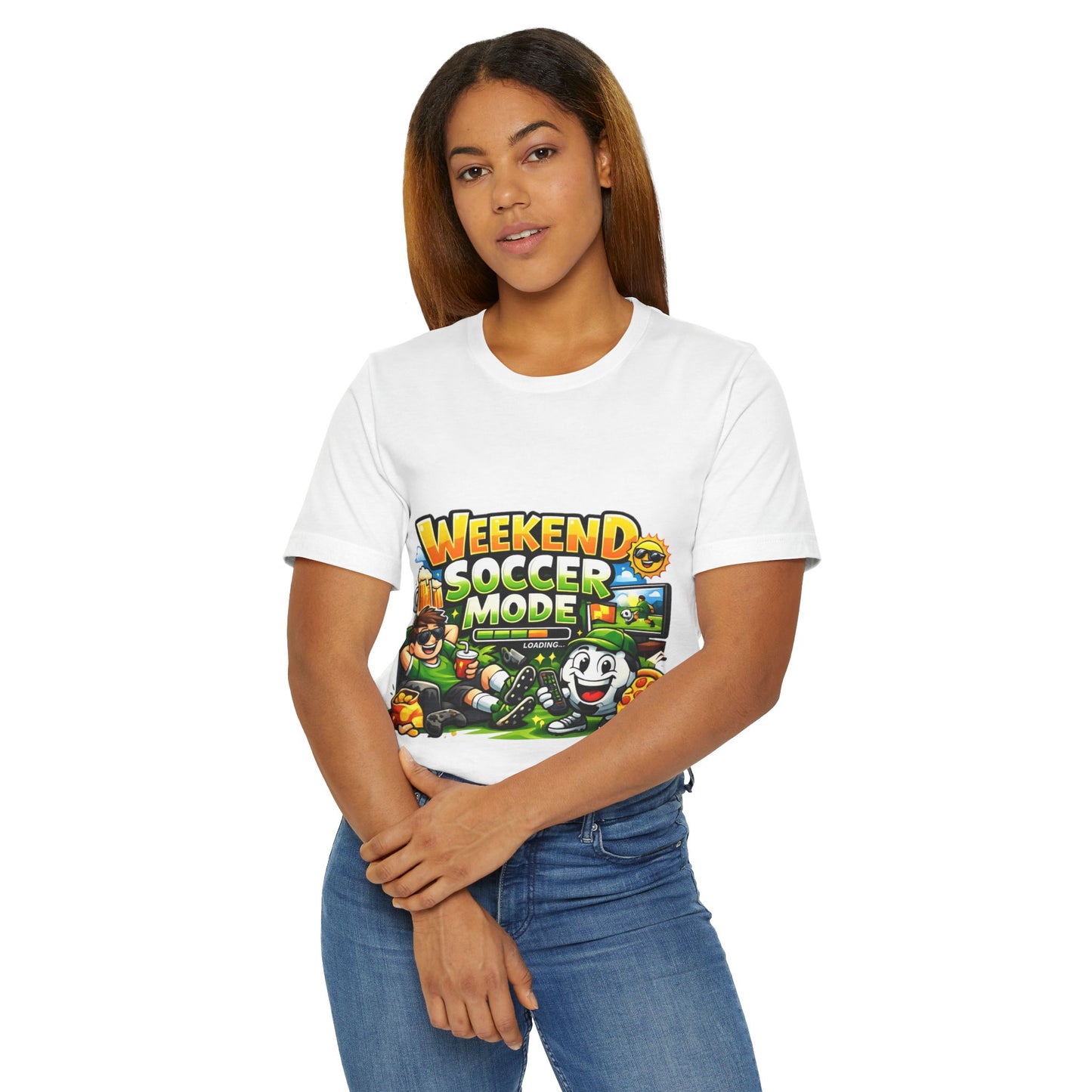 Soccer Beer Repeat Funny Soccer Drinking Shirt – Graphic Tee | Soccer Fan Gift