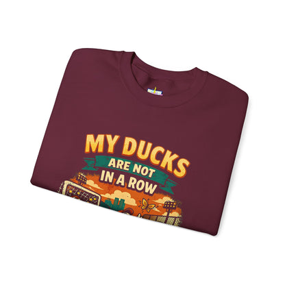 My Ducks Are Not In A Row Funny T-Shirt Sarcastic Graphic Tee Anxiety Humor Gift Funny Slogan Shirt Novelty Tee