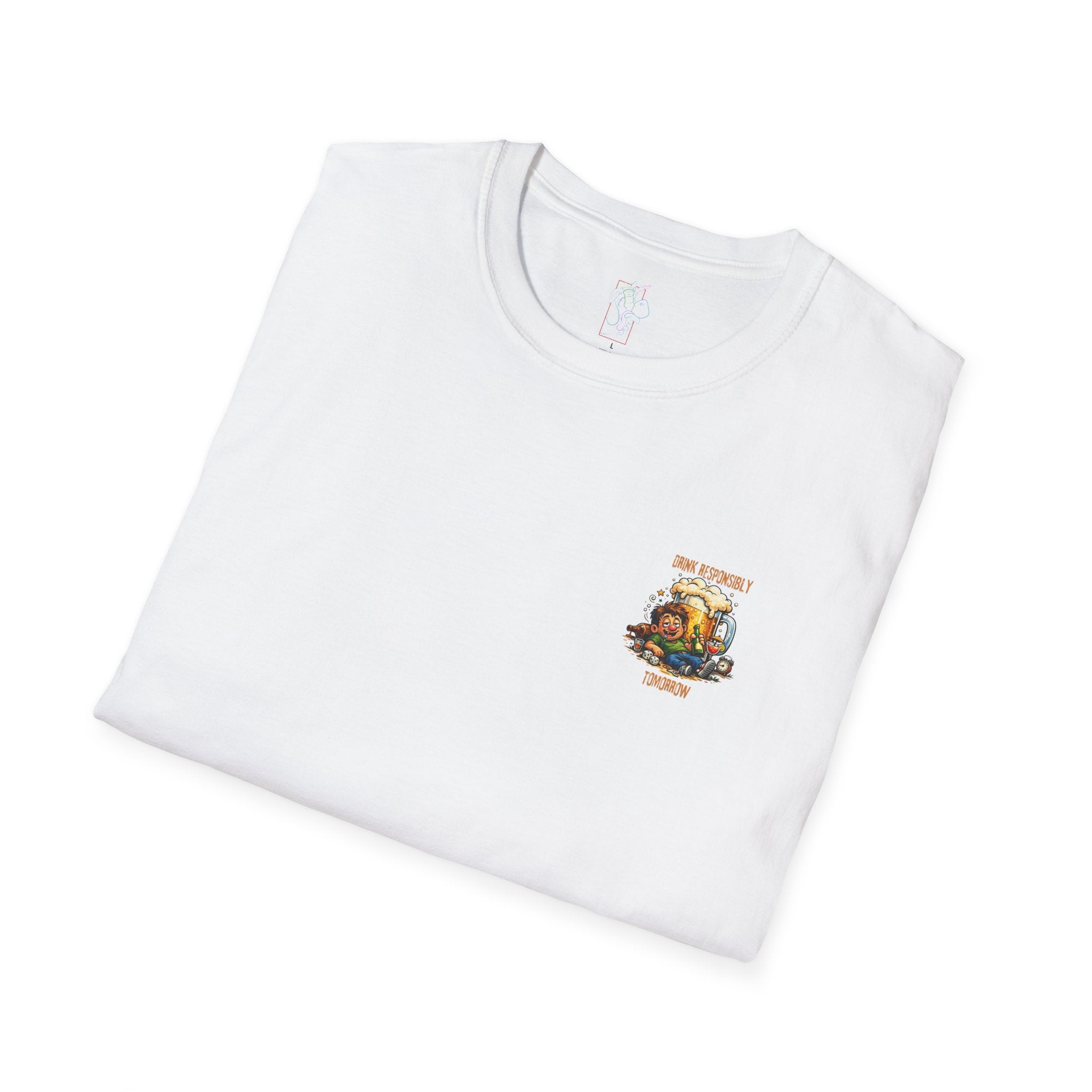 Drink Responsibly Tomorrow T-Shirt — Funny Beer Hangover Graphic Tee