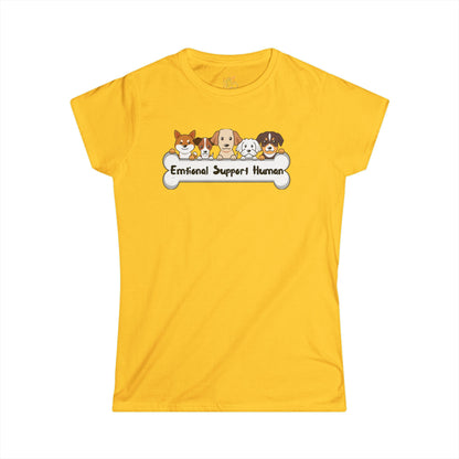 Cute Funny Dog Love T-Shirt — Happy Pup Graphic Tee for Women