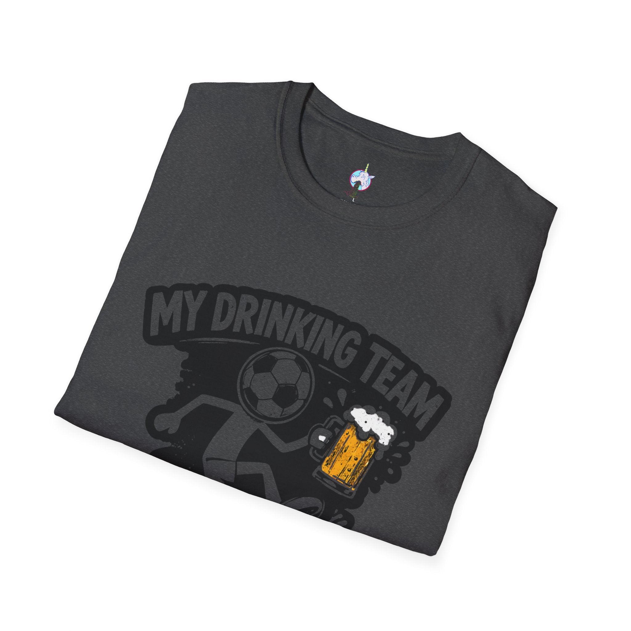 My Drinking Team Has a Soccer Problem T-Shirt — Funny Soccer Beer Shirt for Fans &amp; Parties