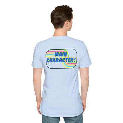Main Character-Retro Funny — Awesome Creative Graphic T-Shirt