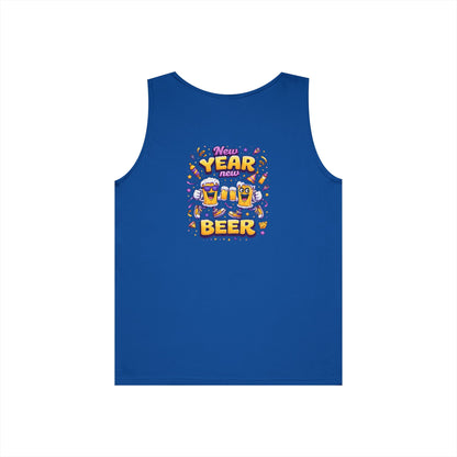 New Year New Beer Funny Tank Top
