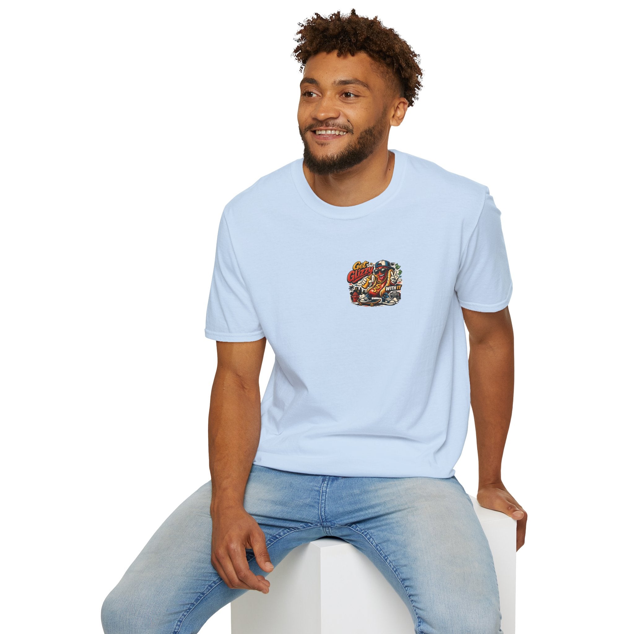 Get Glizzy With It Funny Hot Dog T-Shirt
