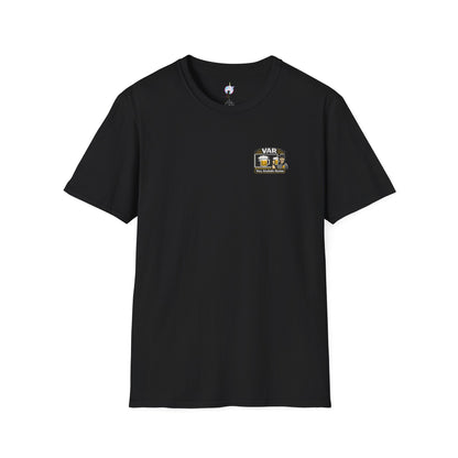 VAR "Very Alcoholic Review" Soccer T-Shirt — Beer Referee Graphic Tee