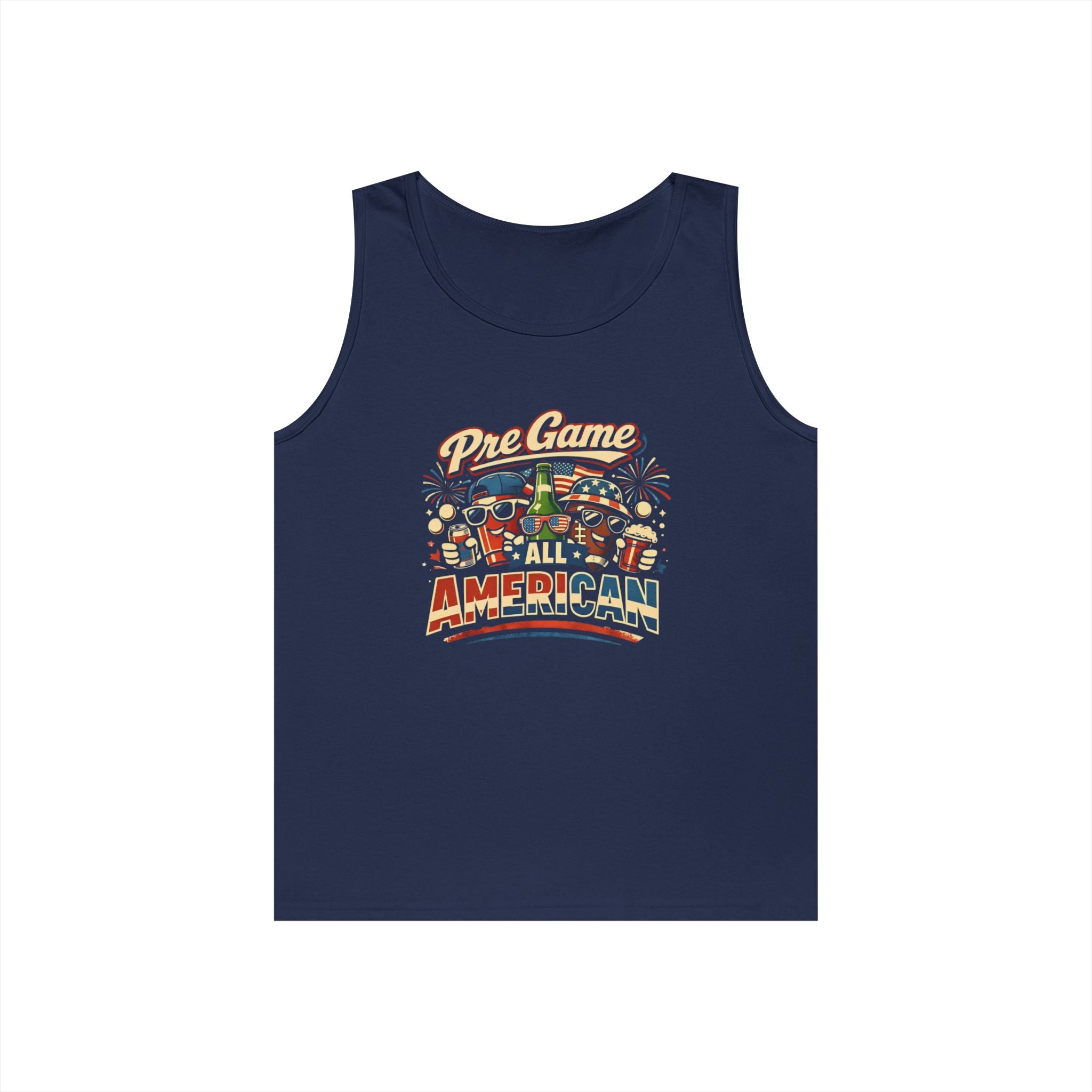Pre Game All American Funny Tank Top