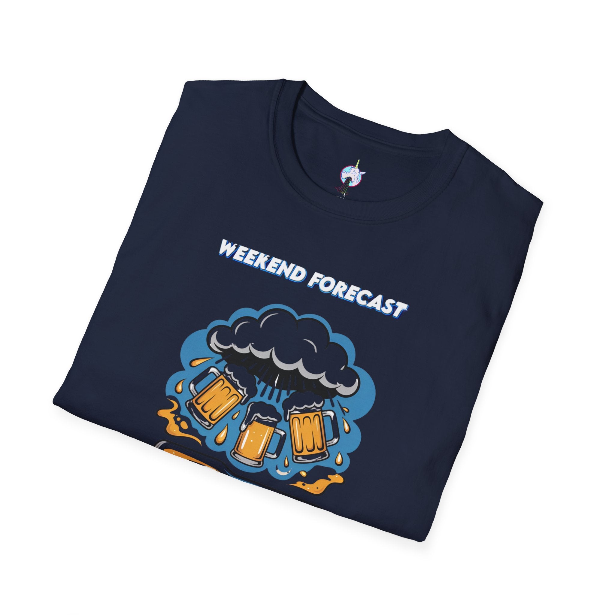 Weekend Forecast Tee — "99% Chance of Beer" Graphic T-Shirt