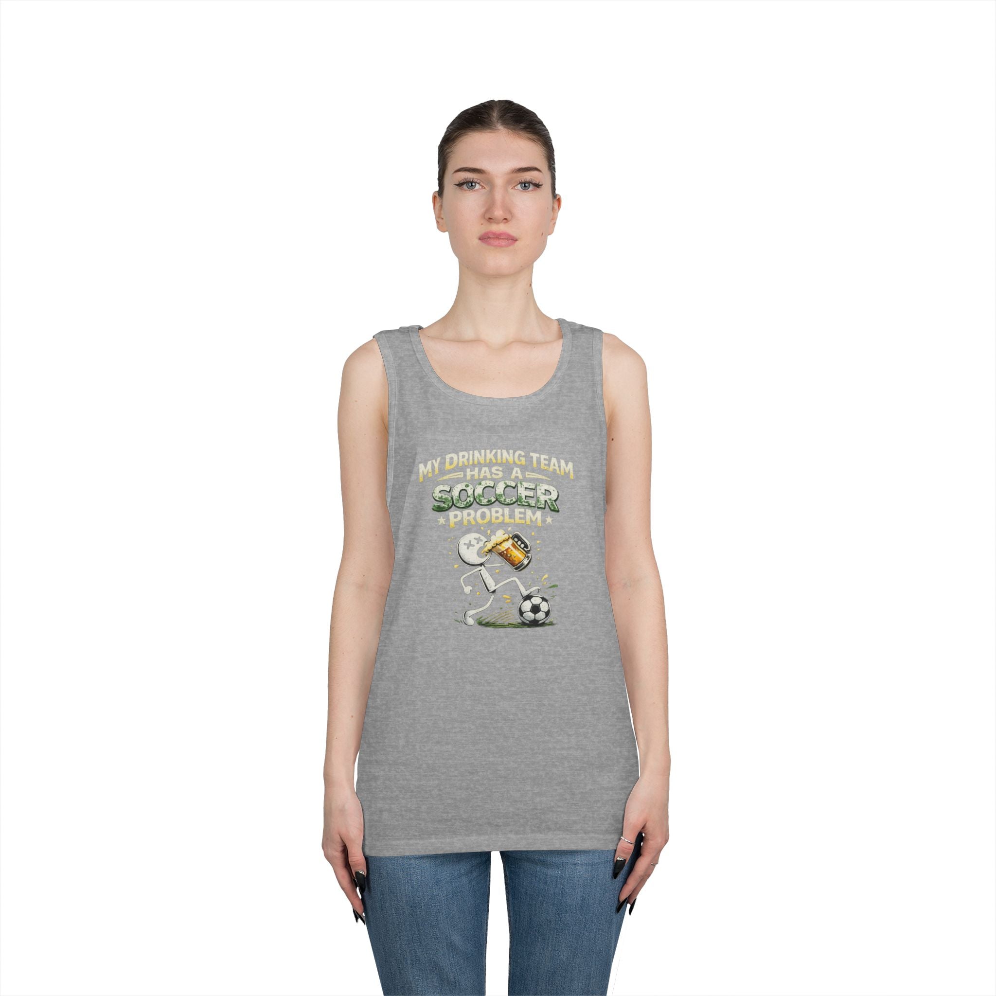 Soccer Drinking Team Tank Top – "My Drinking Team Has a Soccer Problem"