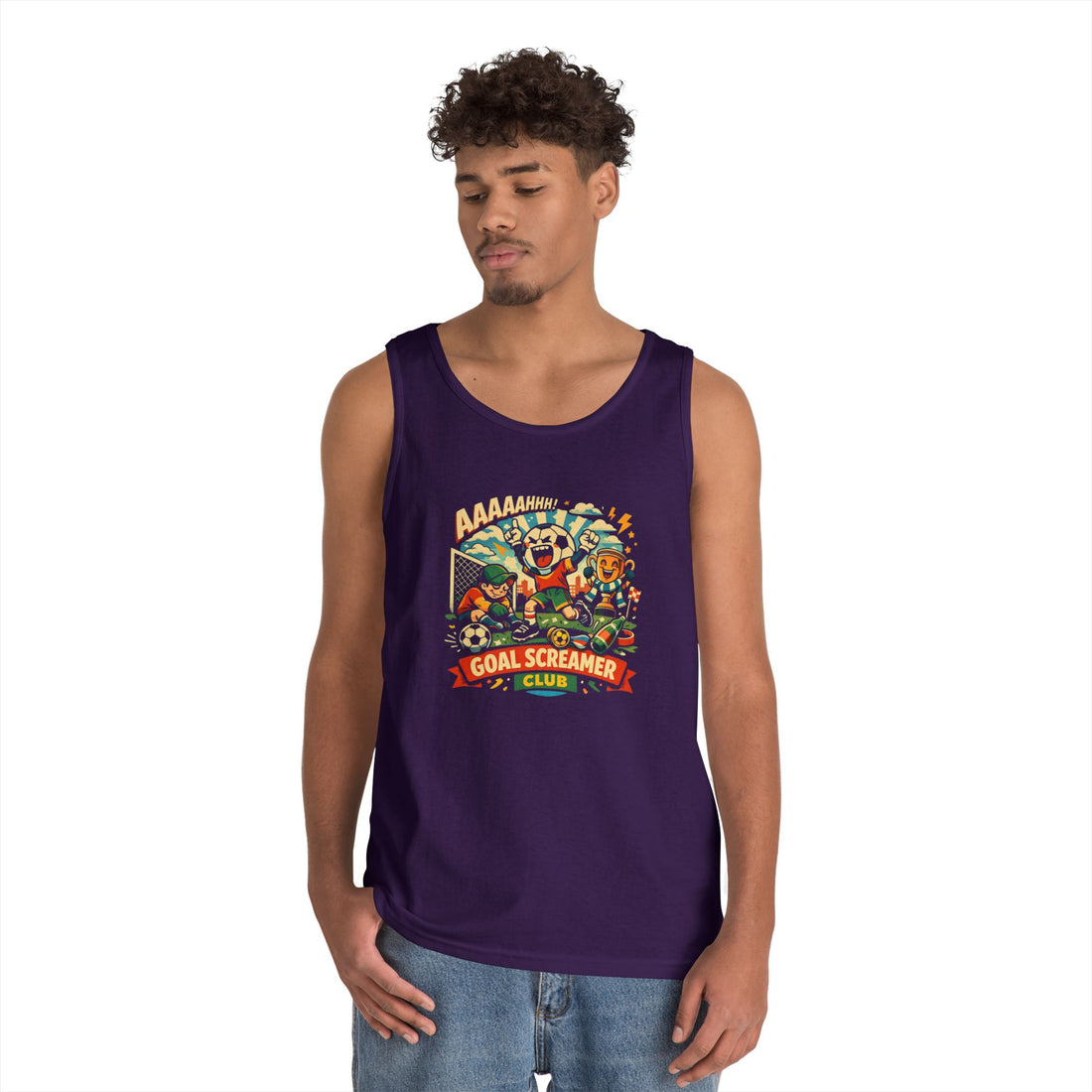 Goal Screamers Club Funny Tank Top