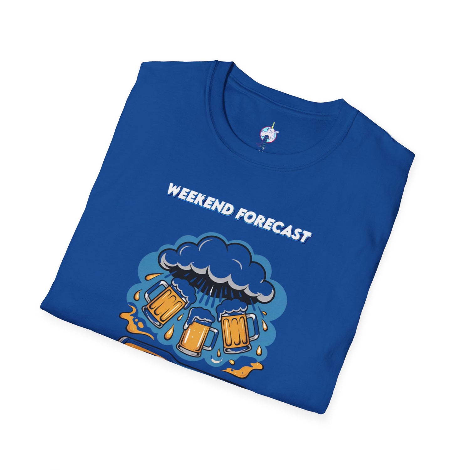 Weekend Forecast Tee — "99% Chance of Beer" Graphic T-Shirt