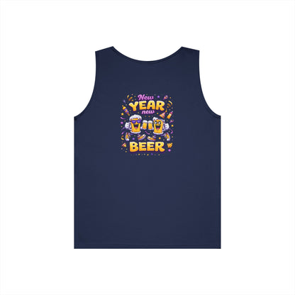 New Year New Beer Funny Tank Top