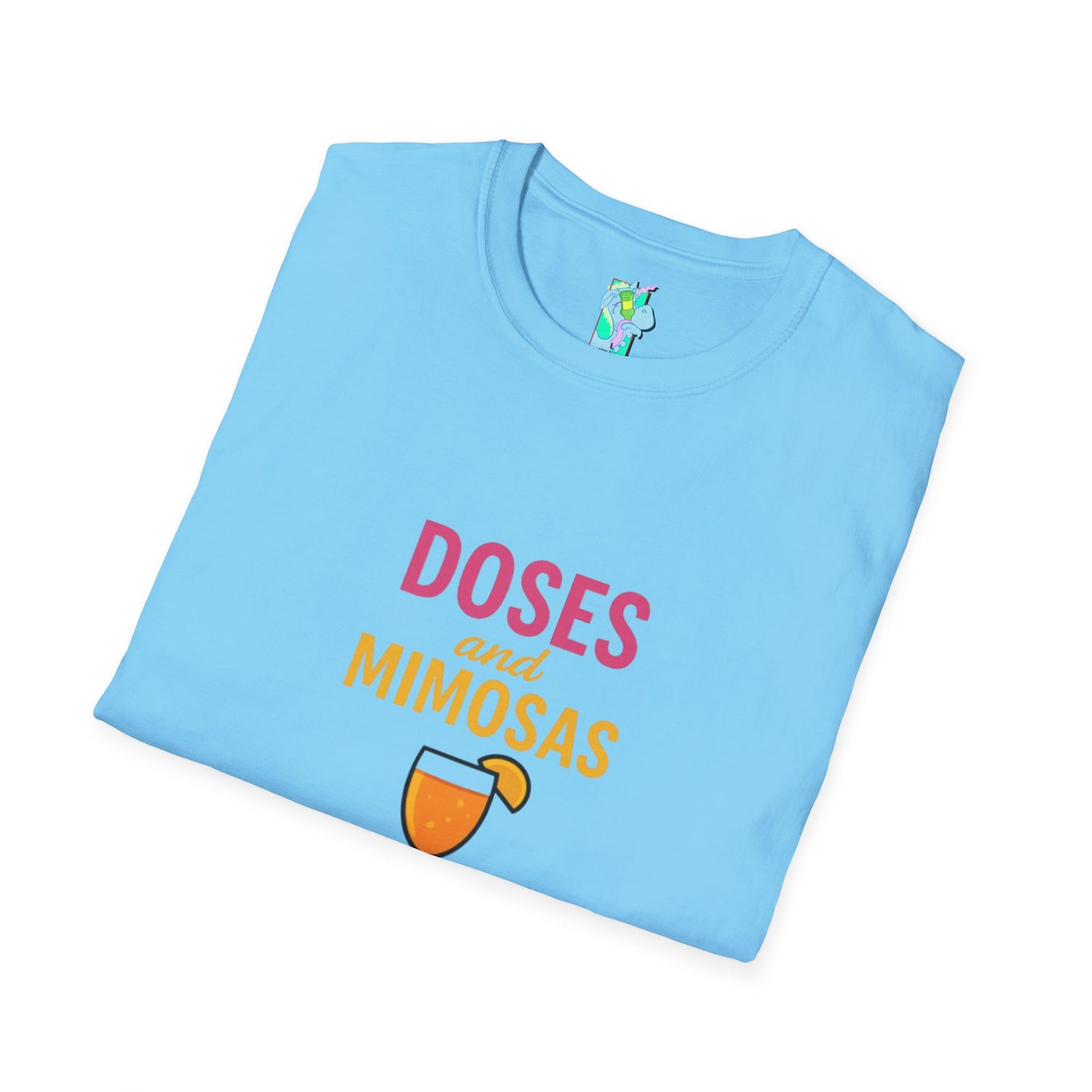 Doses and Mimosas- Party Vibes Unisex T-Shirt