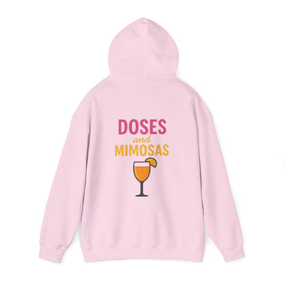 Party Vibes Hooded Sweatshirt — "Sunday Funday" Doses &amp; Mimosas