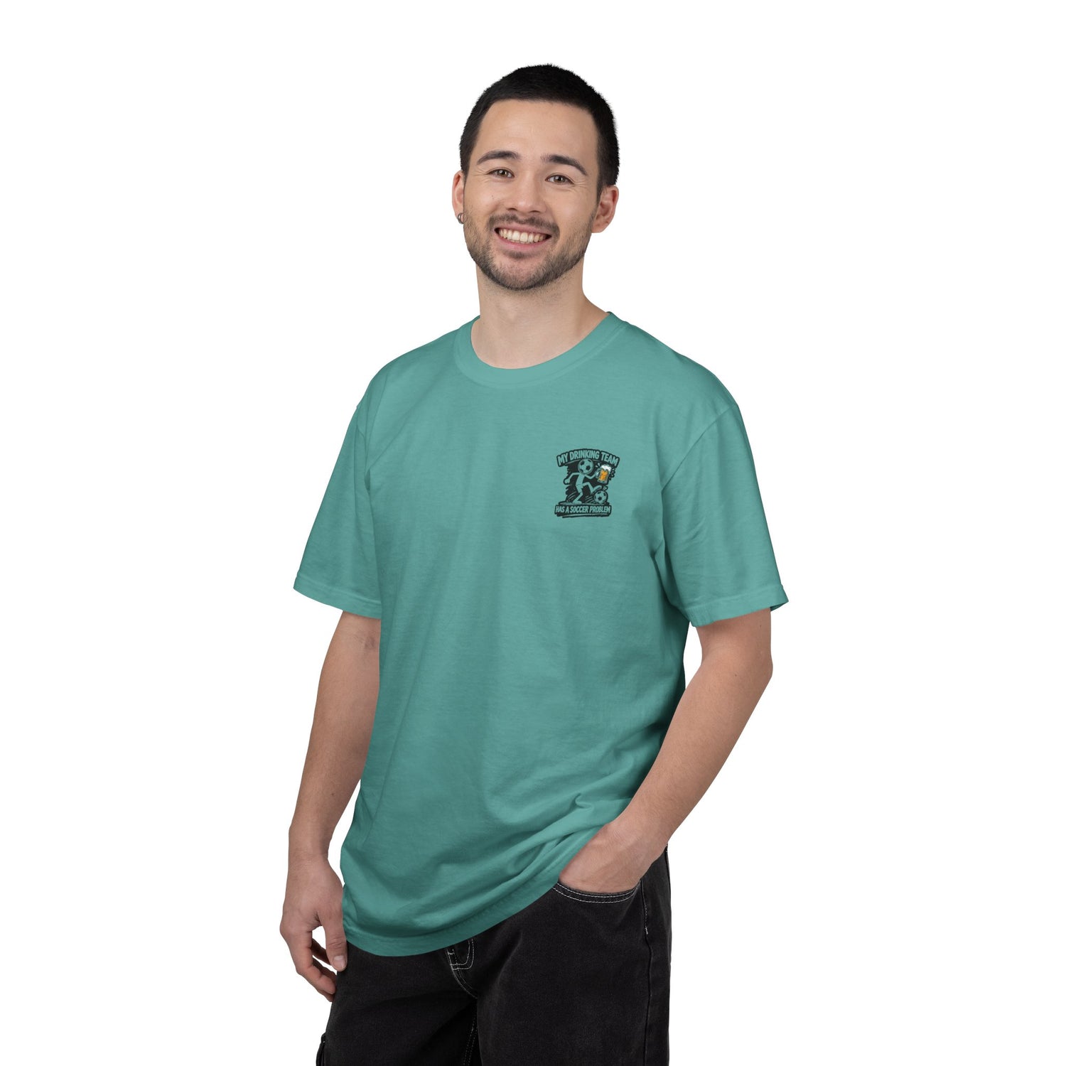 Drinking Game Tee — “I Thought This Was a Drinking Game” Funny Beer Run T-Shirt