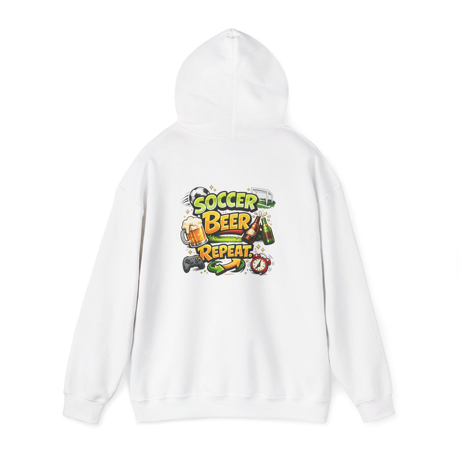 Soccer Beer Repeat Funny Hoodie