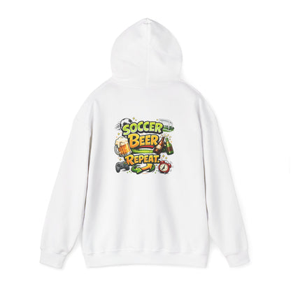 Soccer Beer Repeat Funny Hoodie