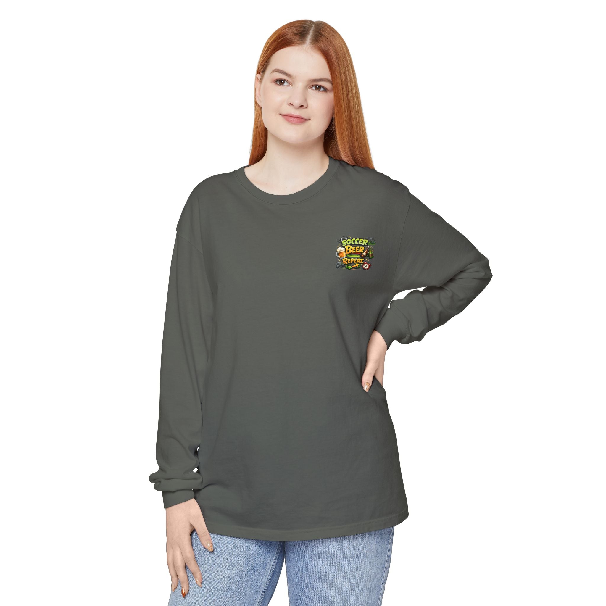 Soccer Beer Repeat Funny Sweatshirt