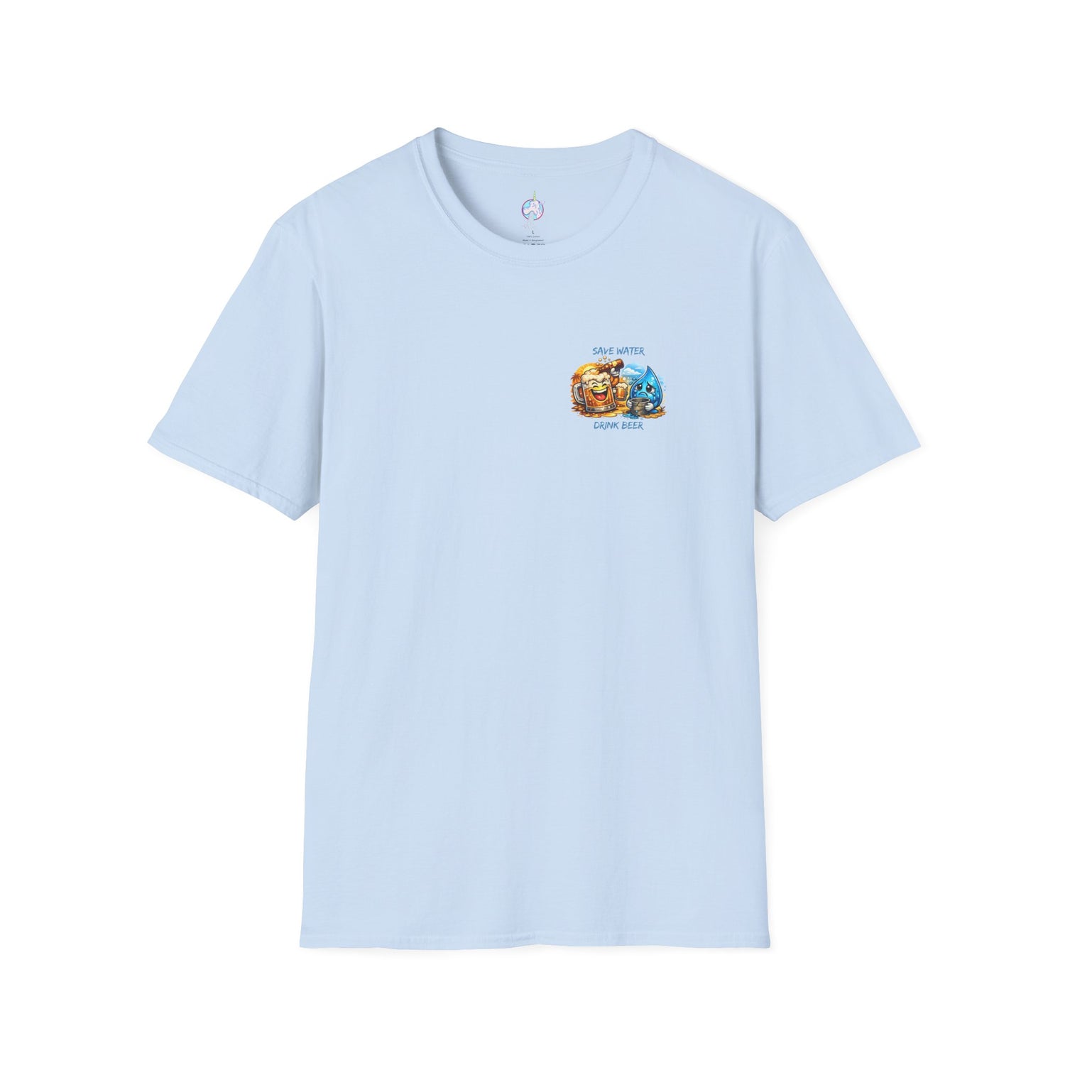 Save Water Drink Beer T-Shirt — Funny Beer &amp; Water Cartoon Tee