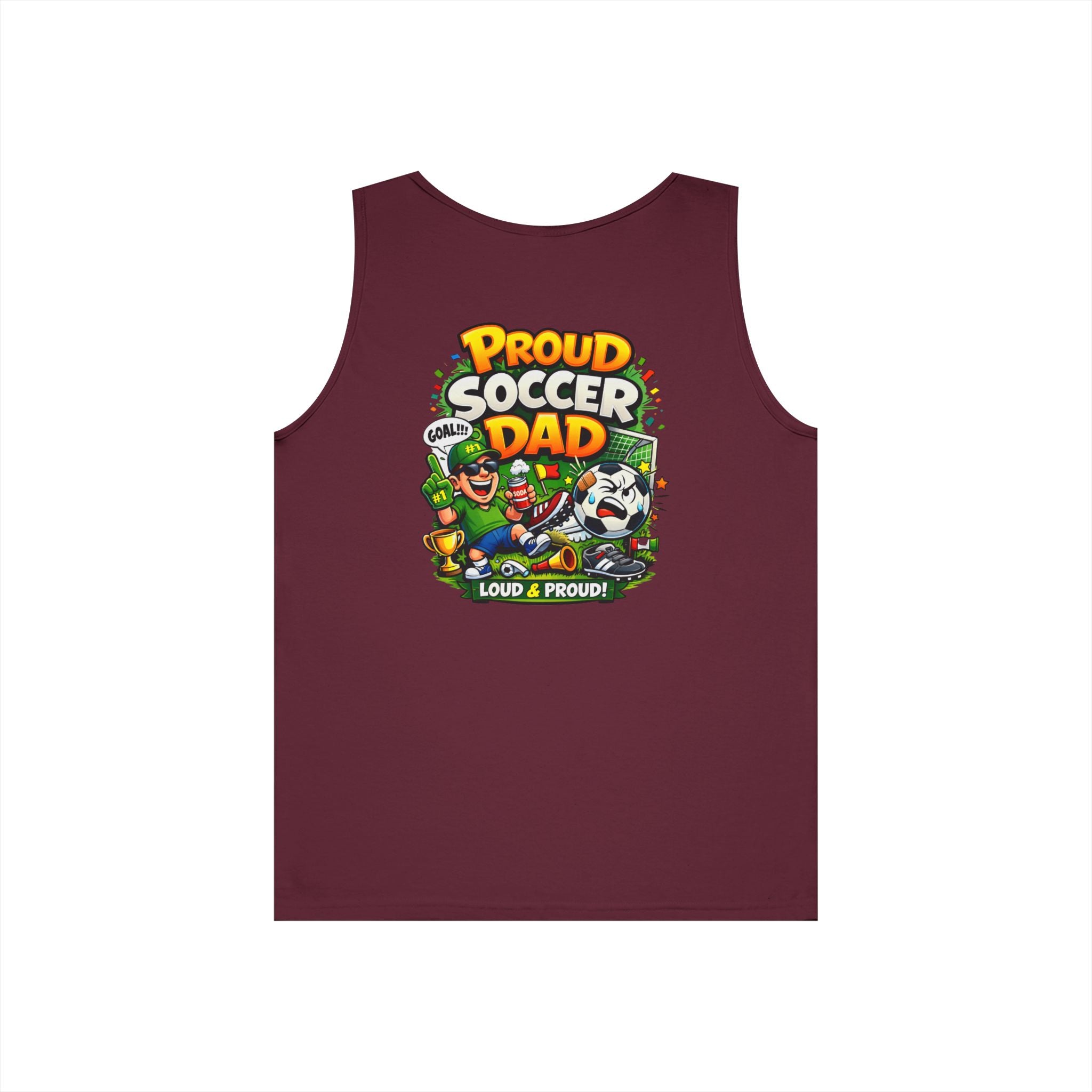 Proud Soccer Dad Tank Top — Loud &amp; Proud Dad Soccer Shirt