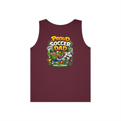Proud Soccer Dad Tank Top — Loud &amp; Proud Dad Soccer Shirt
