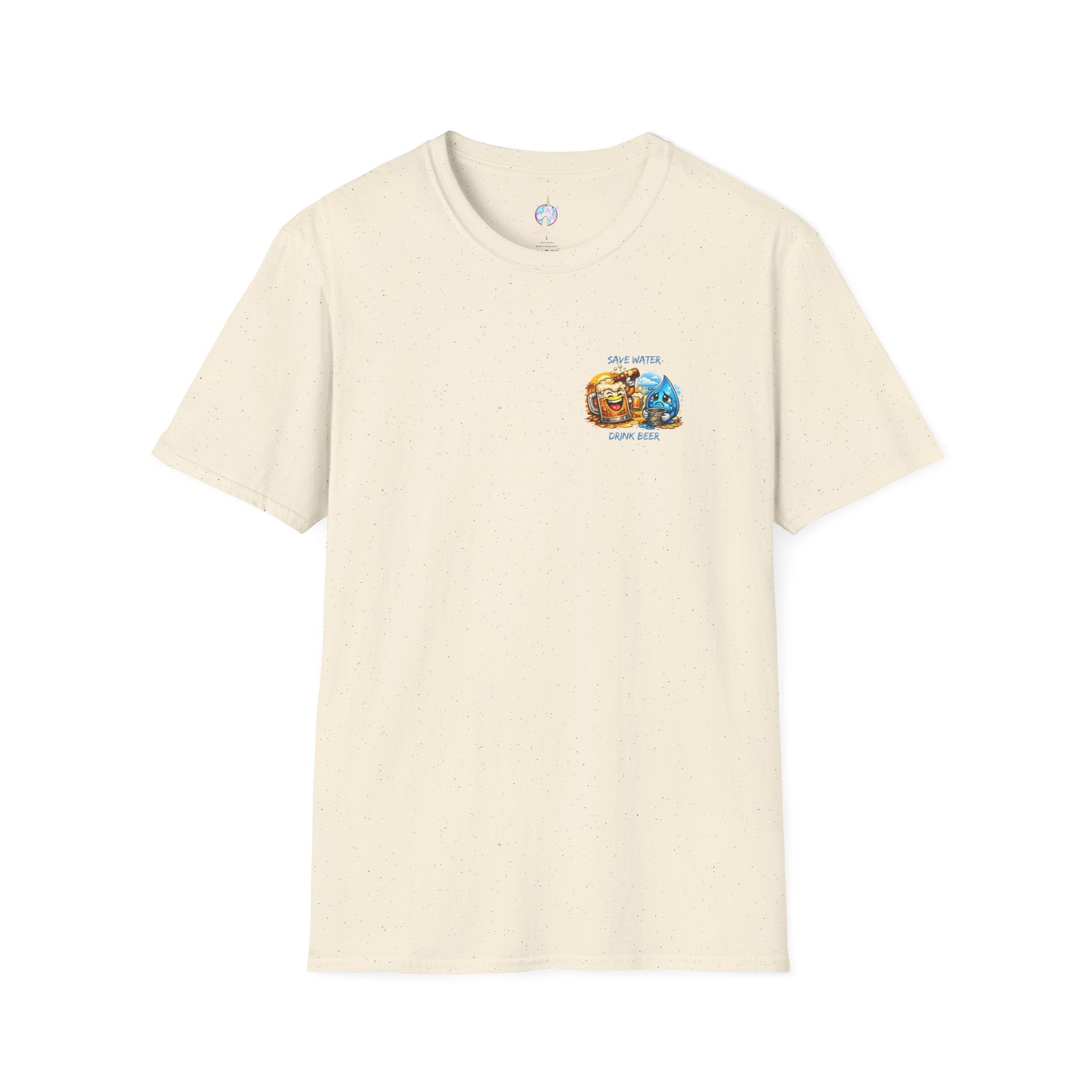 Save Water Drink Beer T-Shirt — Funny Beer &amp; Water Cartoon Tee