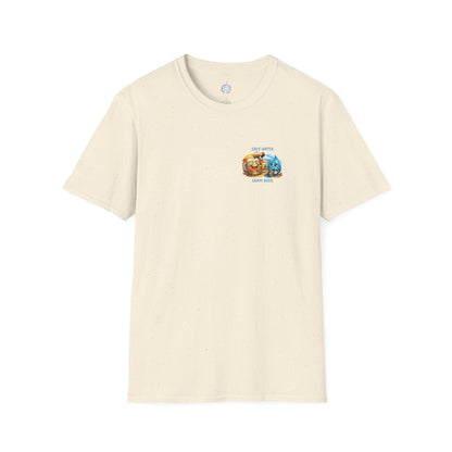 Save Water Drink Beer T-Shirt — Funny Beer &amp; Water Cartoon Tee