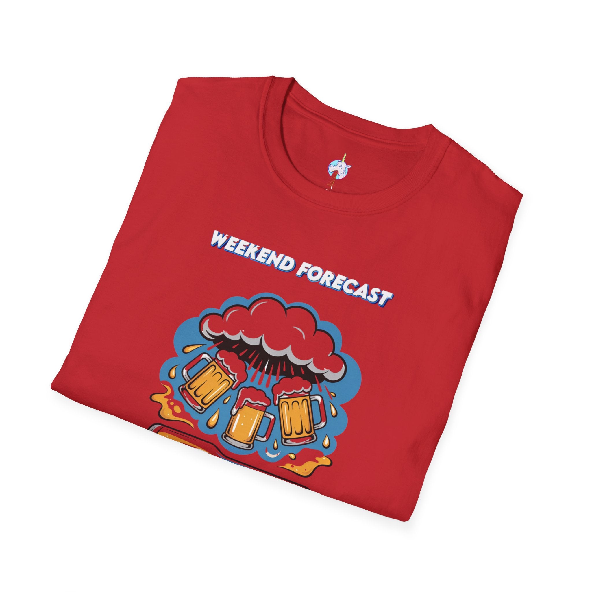 Weekend Forecast Tee — "99% Chance of Beer" Graphic T-Shirt