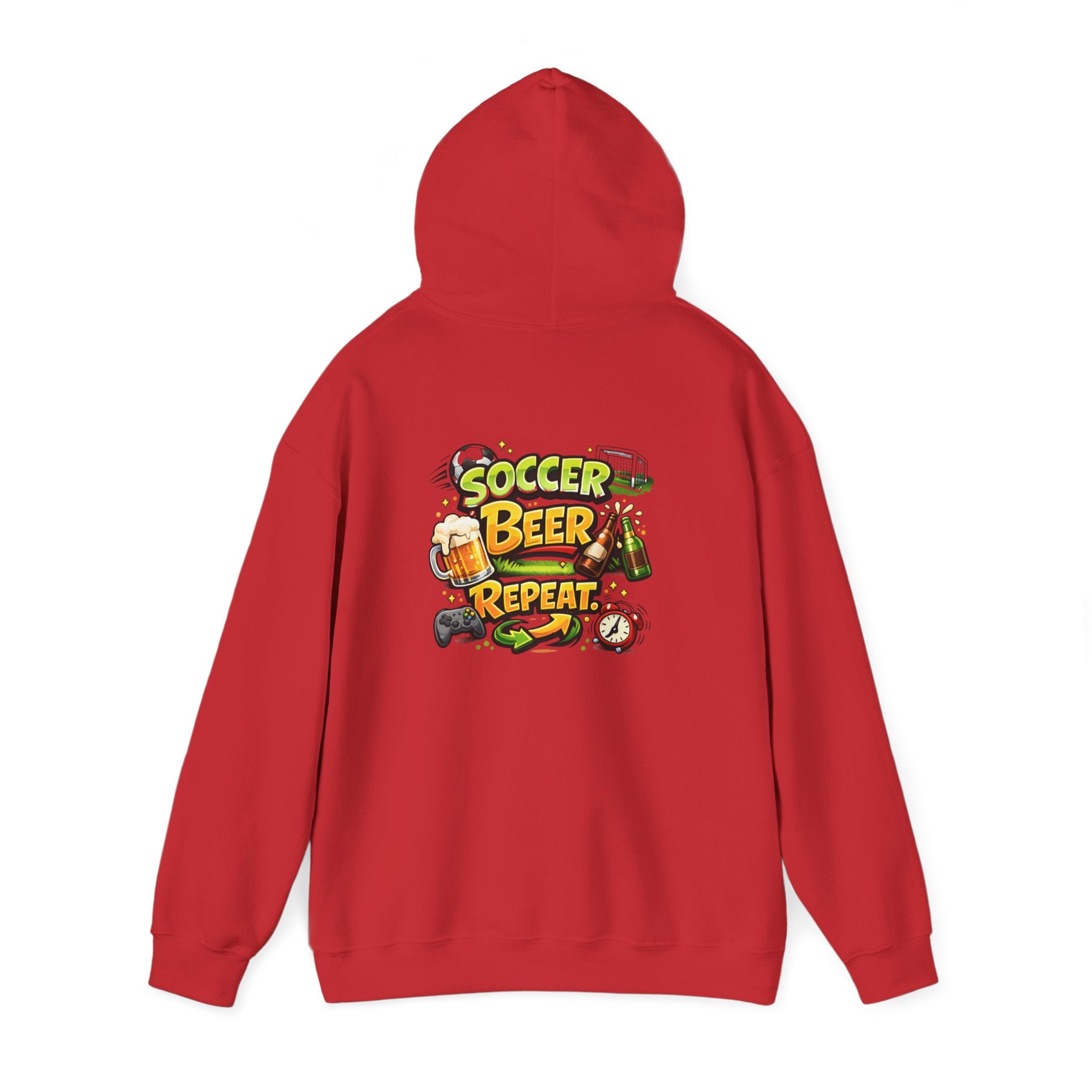 Soccer Beer Repeat Funny Hoodie