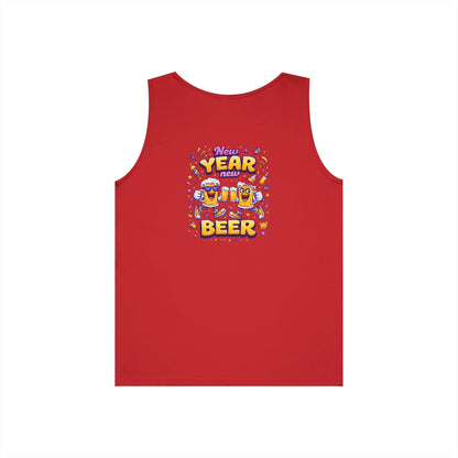 New Year New Beer Funny Tank Top