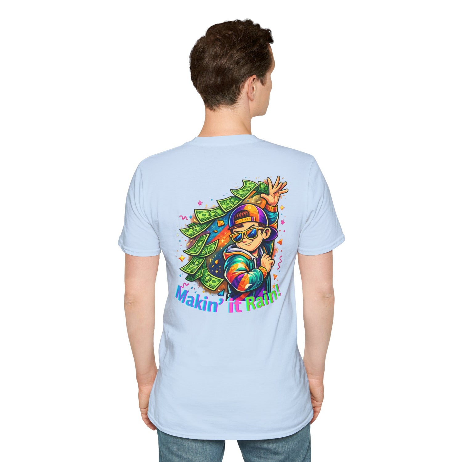 Making It Rain Money T-Shirt — Funny Bold Confident Graphic Tee