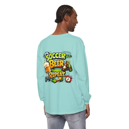 Soccer Beer Repeat Funny Sweatshirt