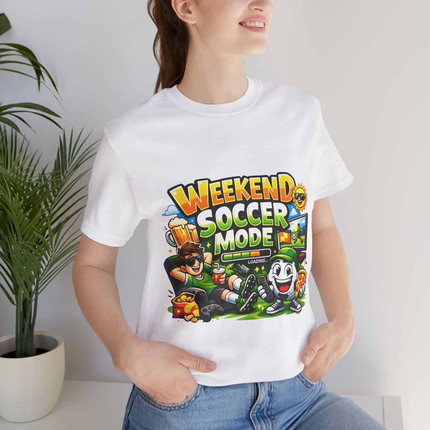 Soccer Beer Repeat Funny Soccer Drinking Shirt – Graphic Tee | Soccer Fan Gift