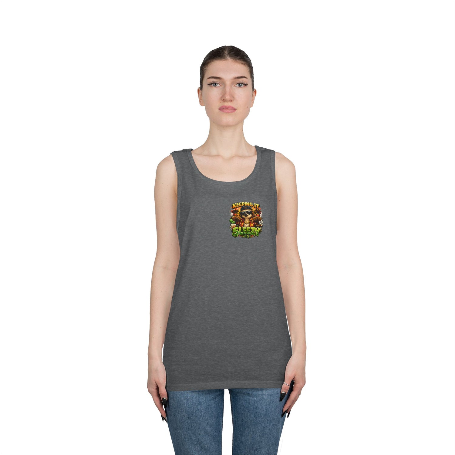 Keeping It Sleazy Sloth Funny Tank Top
