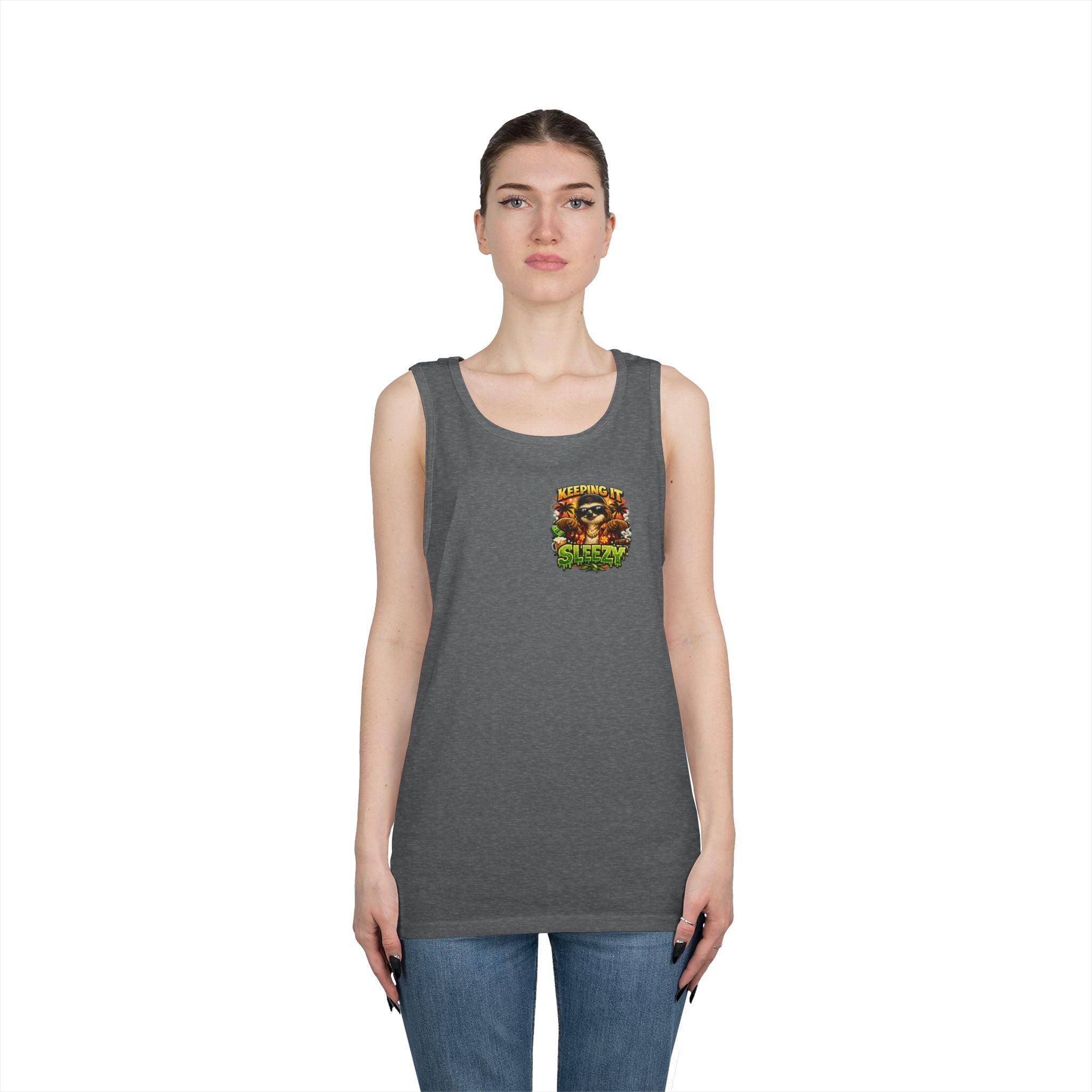 Keeping It Sleazy Sloth Funny Tank Top