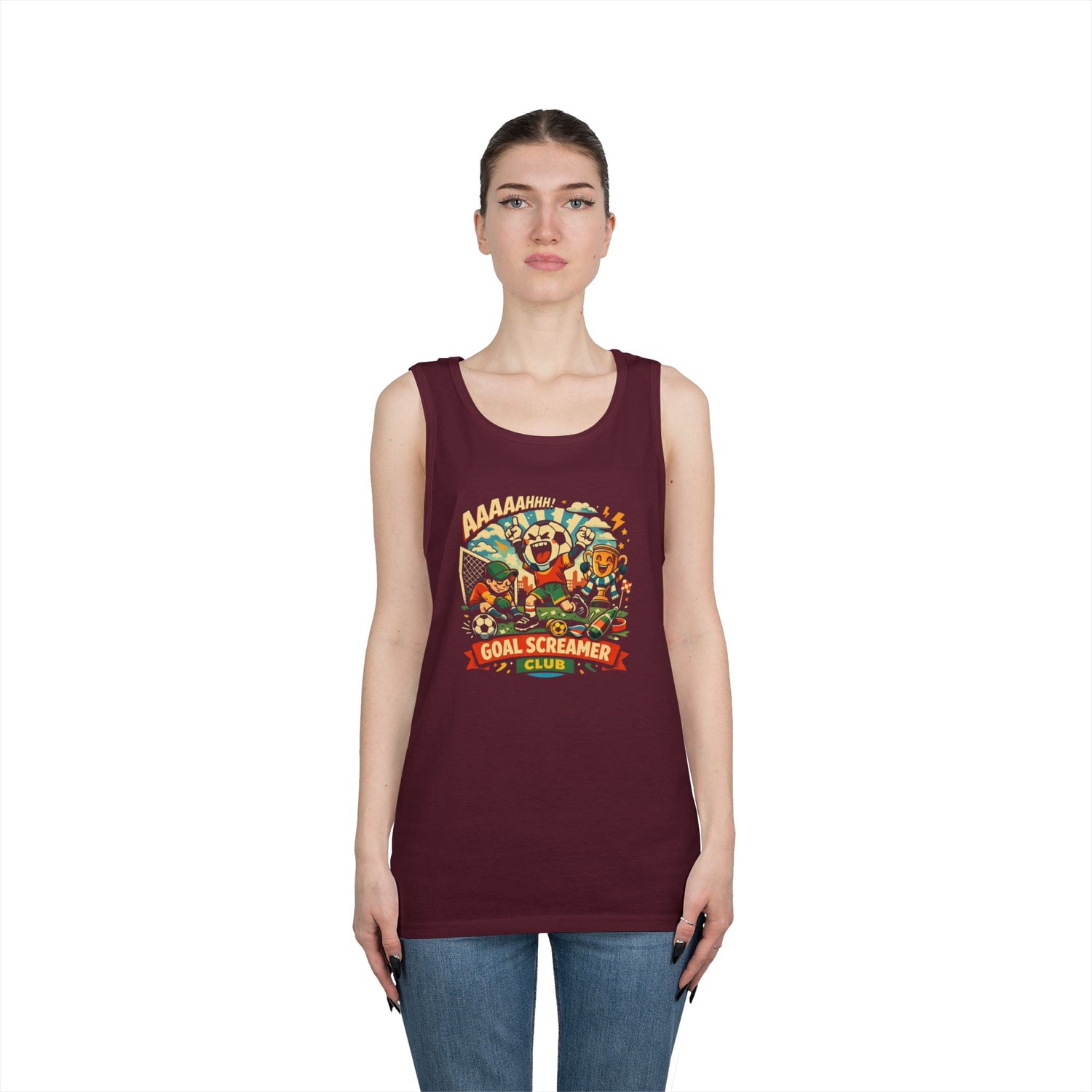 Goal Screamers Club Funny Tank Top