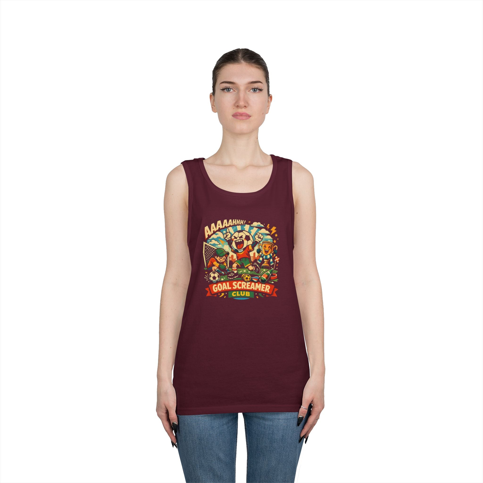 Goal Screamers Club Funny Tank Top