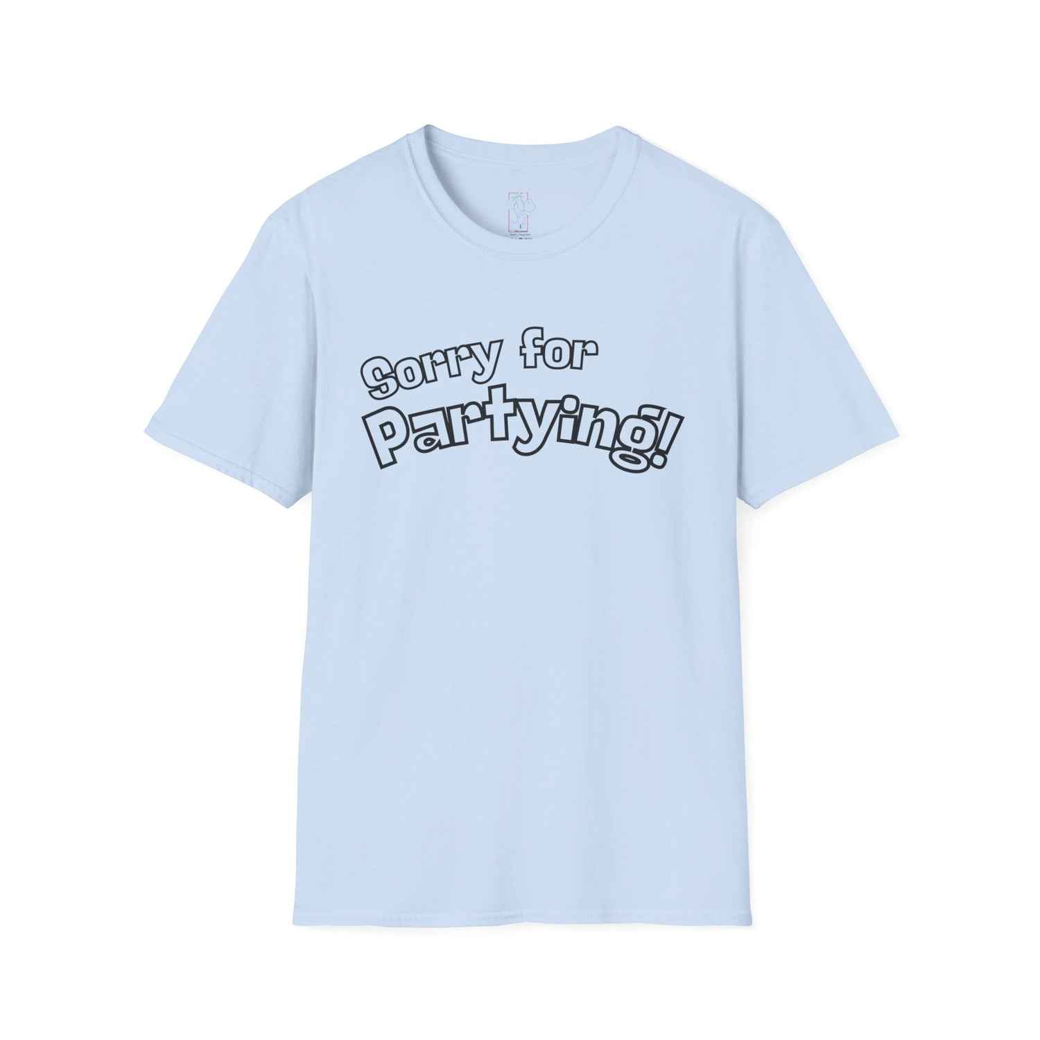 Sorry for Partying T-Shirt-Black