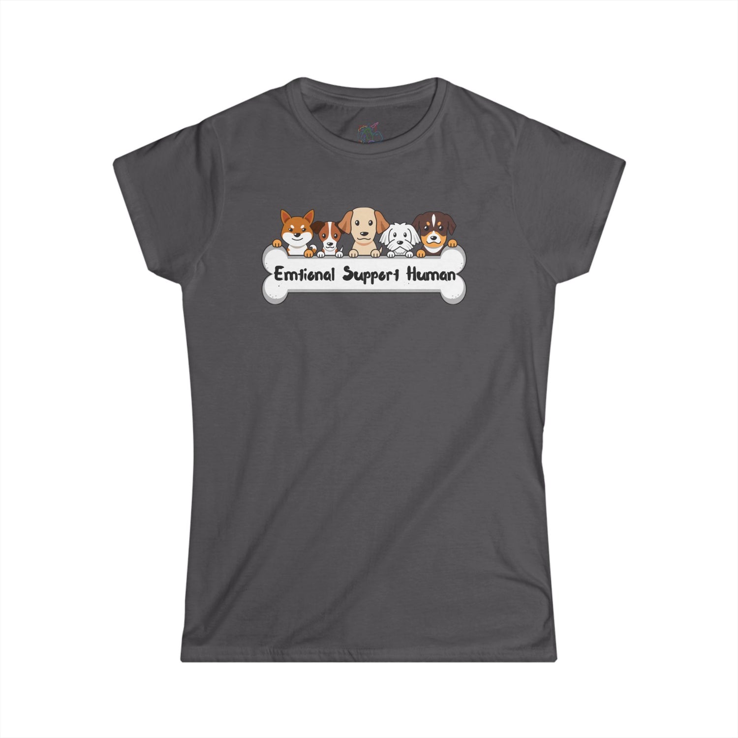 Cute Funny Dog Love T-Shirt — Happy Pup Graphic Tee for Women