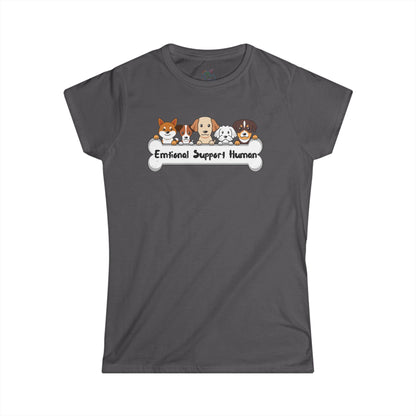 Cute Funny Dog Love T-Shirt — Happy Pup Graphic Tee for Women