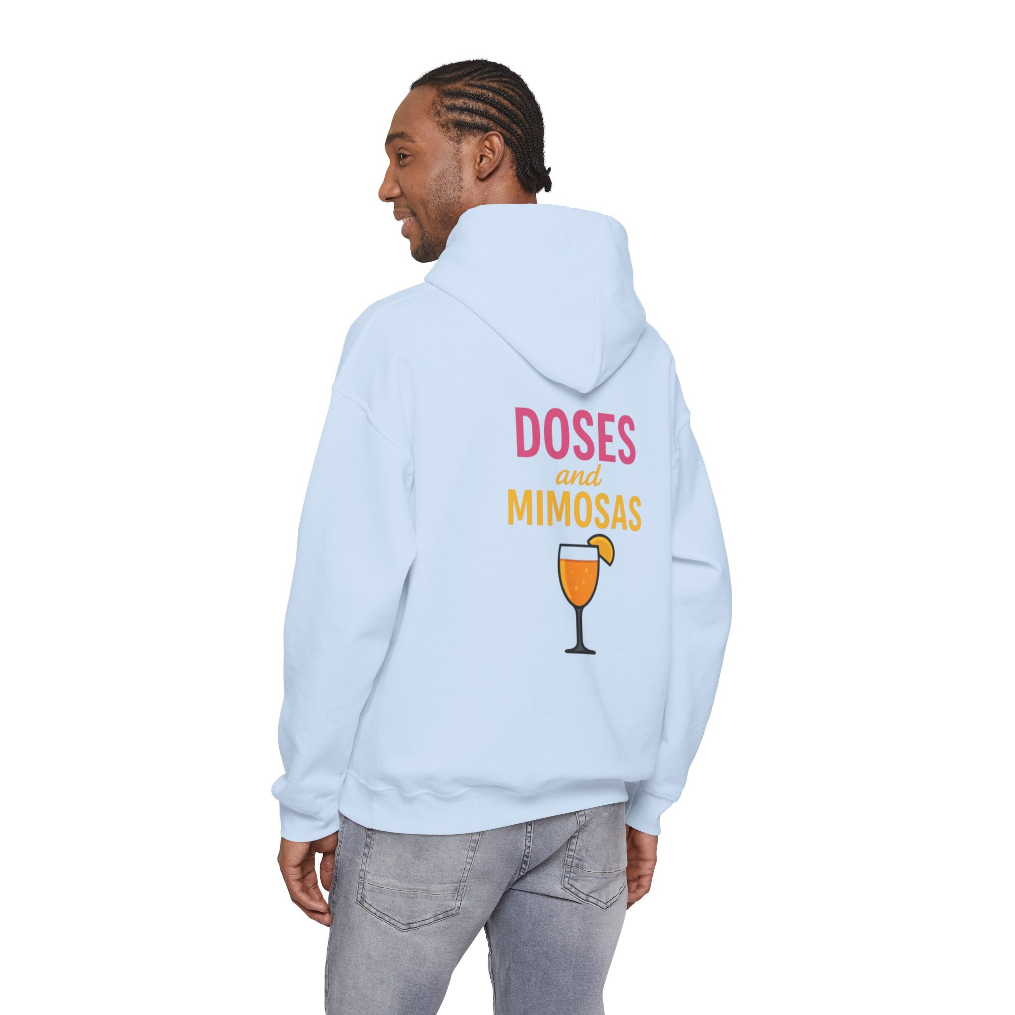 Party Vibes Hooded Sweatshirt — "Sunday Funday" Doses &amp; Mimosas