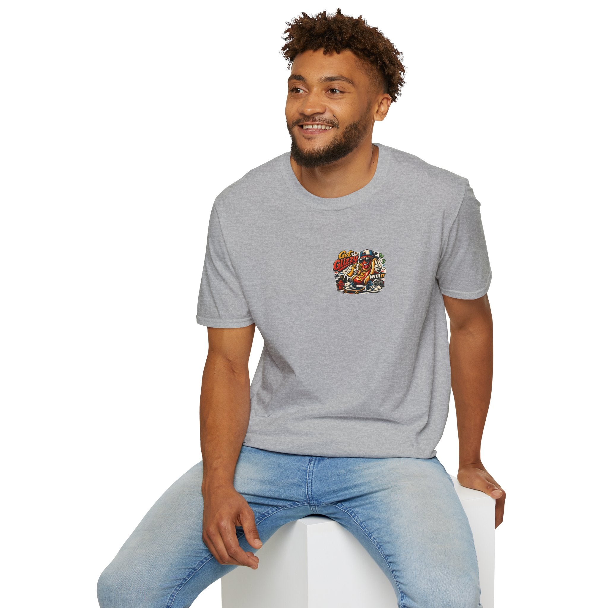 Get Glizzy With It Funny Hot Dog T-Shirt
