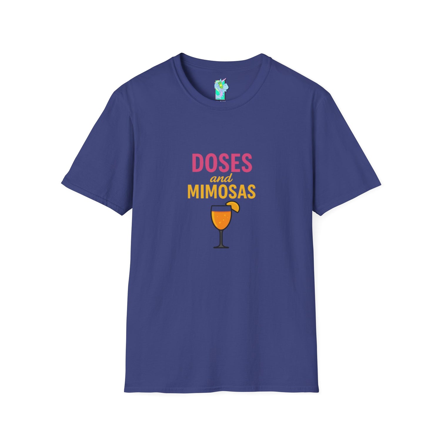 Doses and Mimosas- Party Vibes Unisex T-Shirt